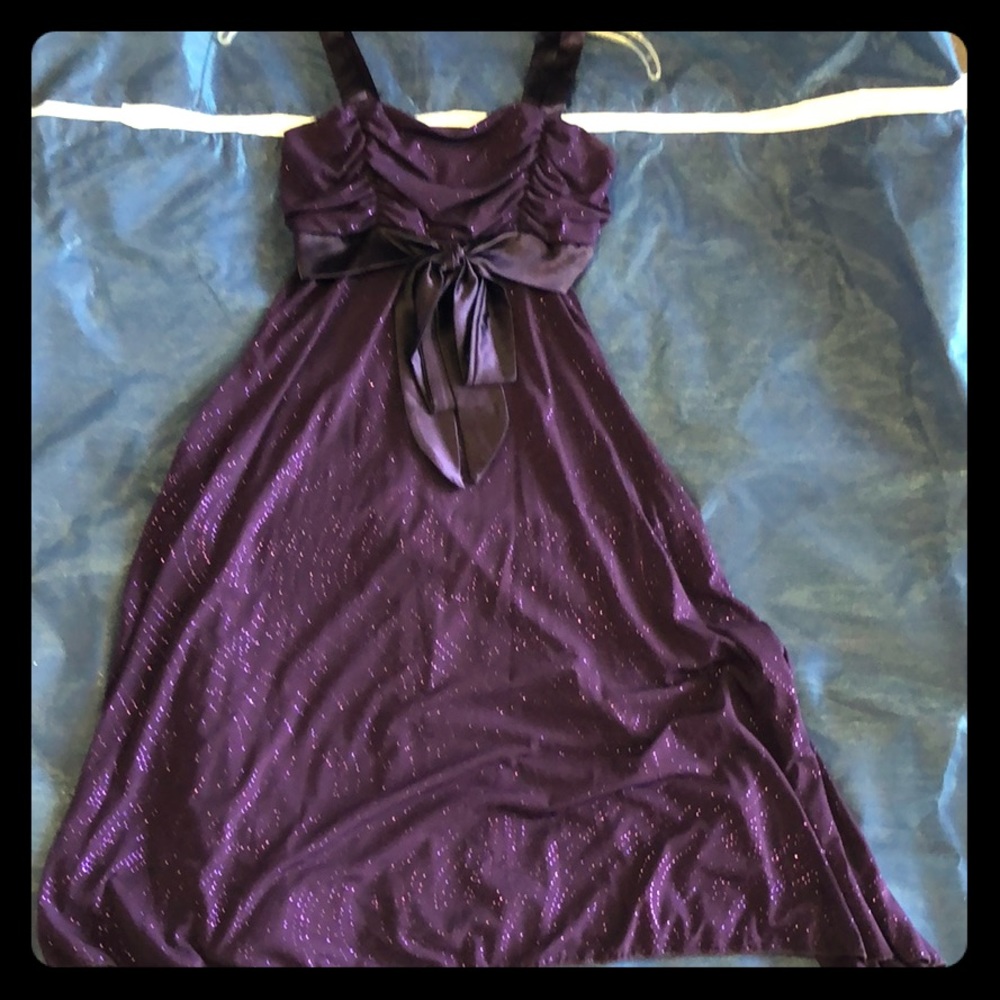 Formal Dress. About knee length.